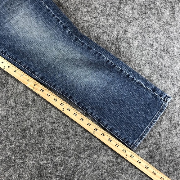 Lucky Brand Classic Rider Crop Jeans Womens 6/28 Blue Medium Wash Denim Stretch - Picture 8 of 16